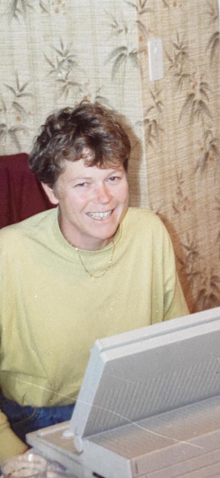 Frances Blyth at her early human-rights volunteer work